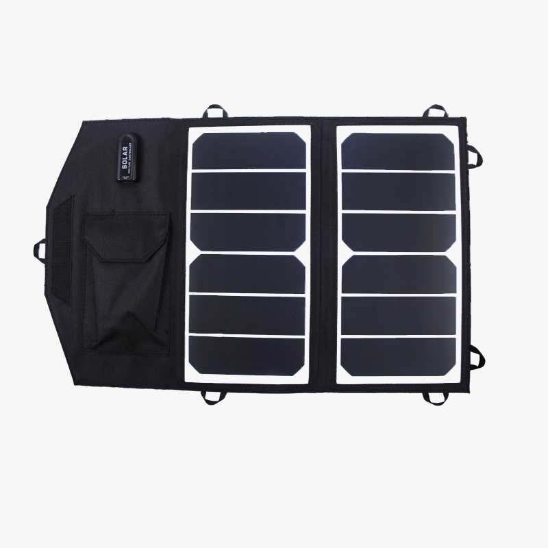 portable 13w foldable solar panel charger